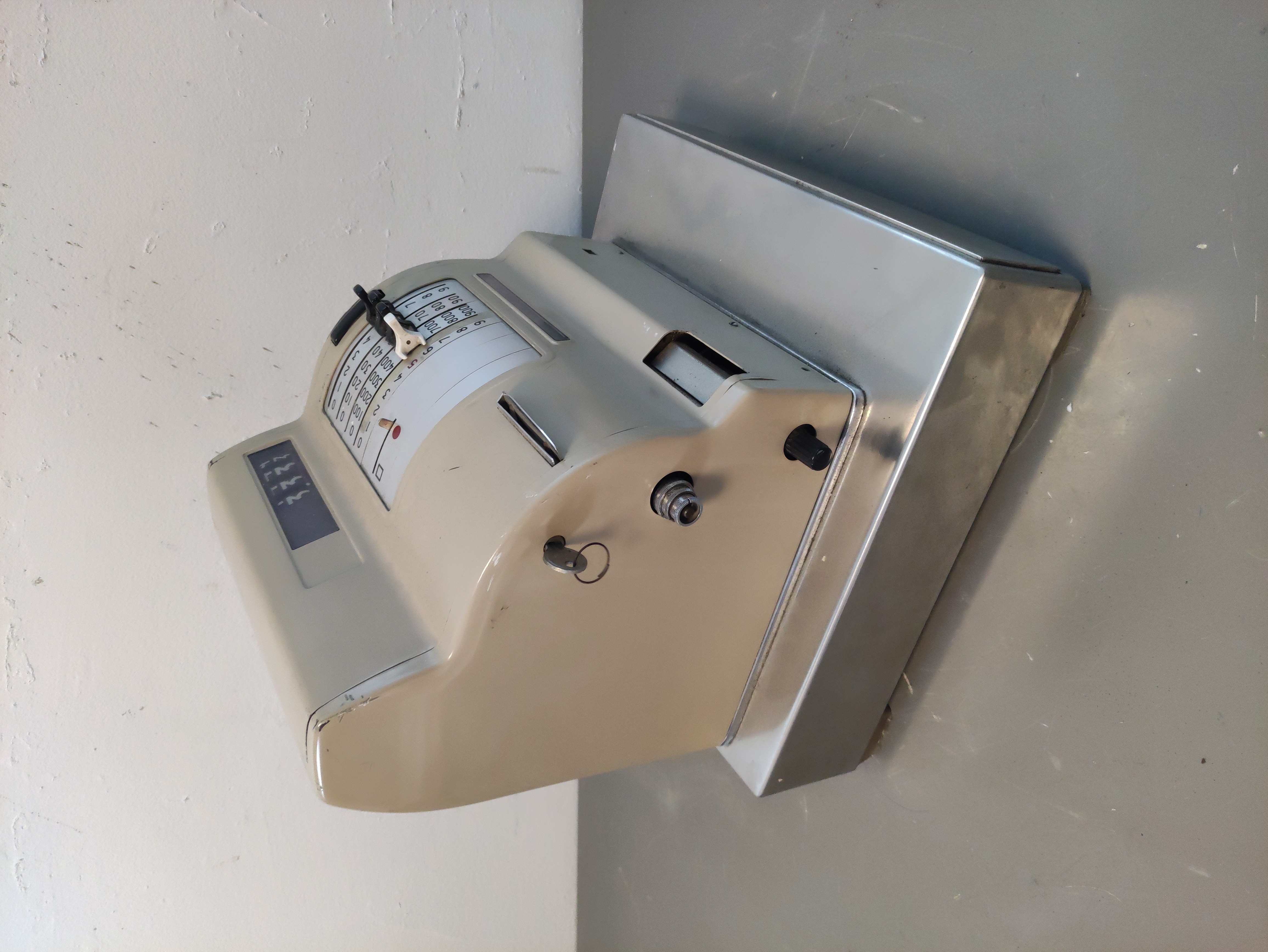 caja registradora calculadora metal nofunc 38.5x35x35 1u